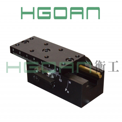 刻度讀數定量調節手動平移滑臺帶鎖緊位移臺可組合多維調整臺HGTM06